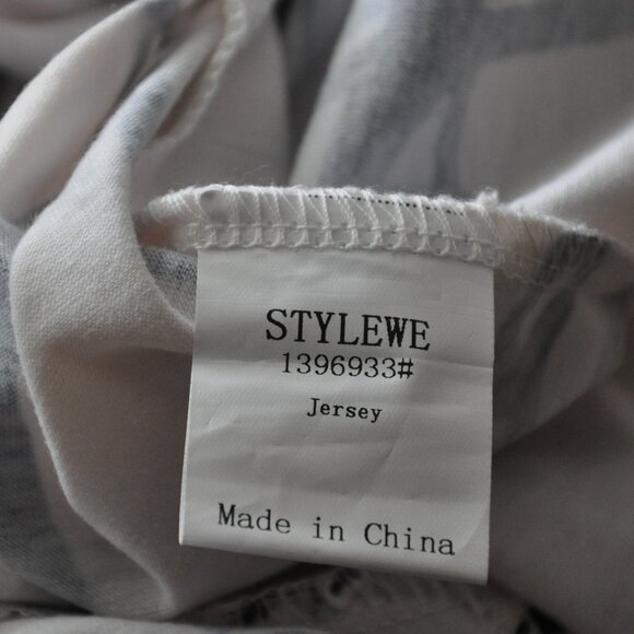 New Stlyewe Abstract Sketched Faces Tunic Top Dress. Wearable art. 2XL - Picture 11 of 11